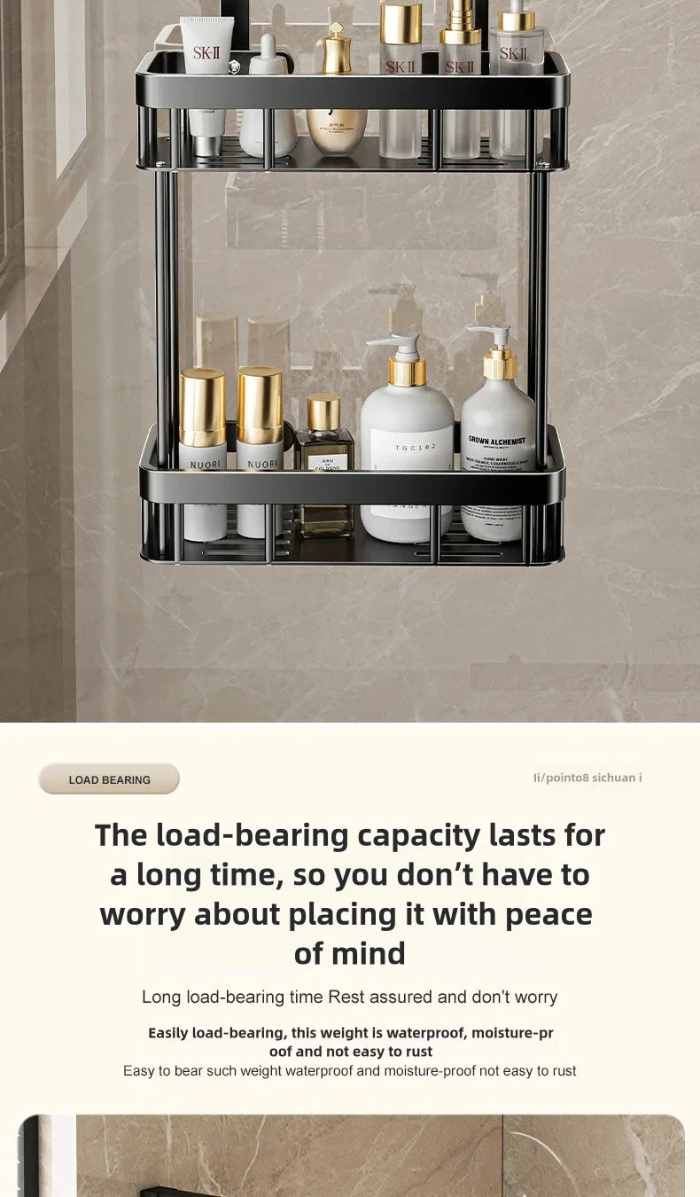 Organisateur de Toilette Mural pour Salle de Bain - Support Pratique