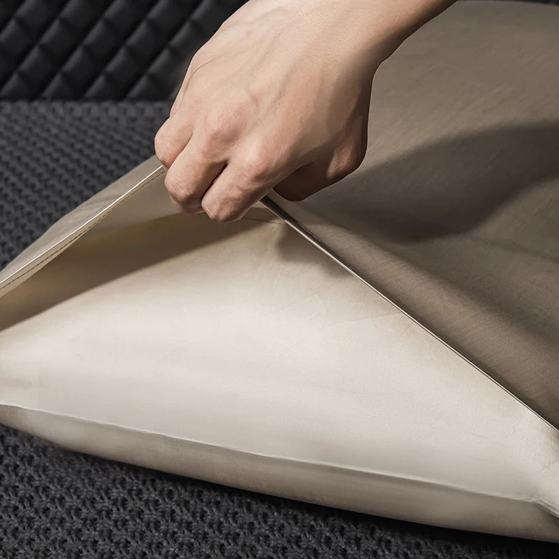 Taie d'oreiller en soie 100% naturelle pour cheveux et peau