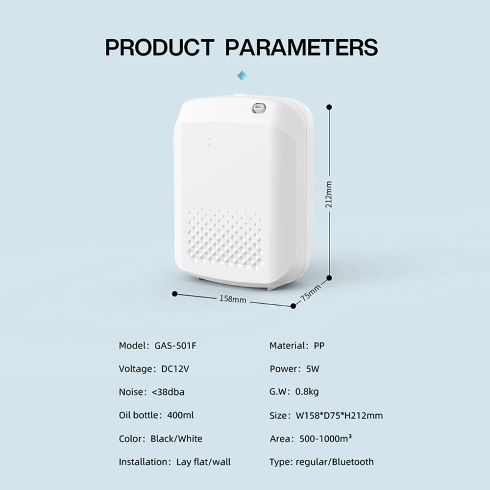 Diffuseur d'arôme intelligent Bluetooth pour maison et hôtels