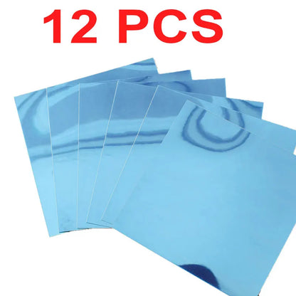 Miroirs auto-adhésifs flexibles pour décoration murale – 8/12 pièces