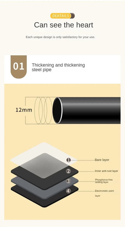 Armoire polyvalente anti-poussière avec rideaux et étagères