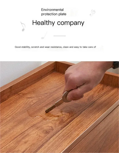 Armoire à chaussures en bois multicouche, gain de place et design pratique