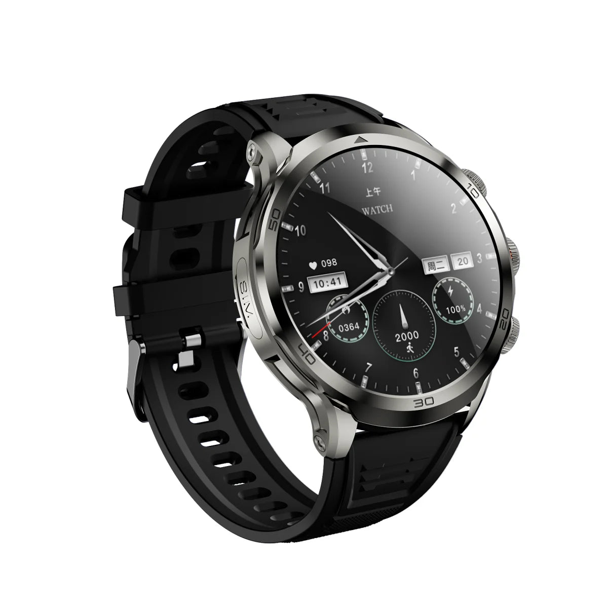 Montre Intelligente H19 Android 10.0 avec Caméra Rotative 1,95" AMOLED