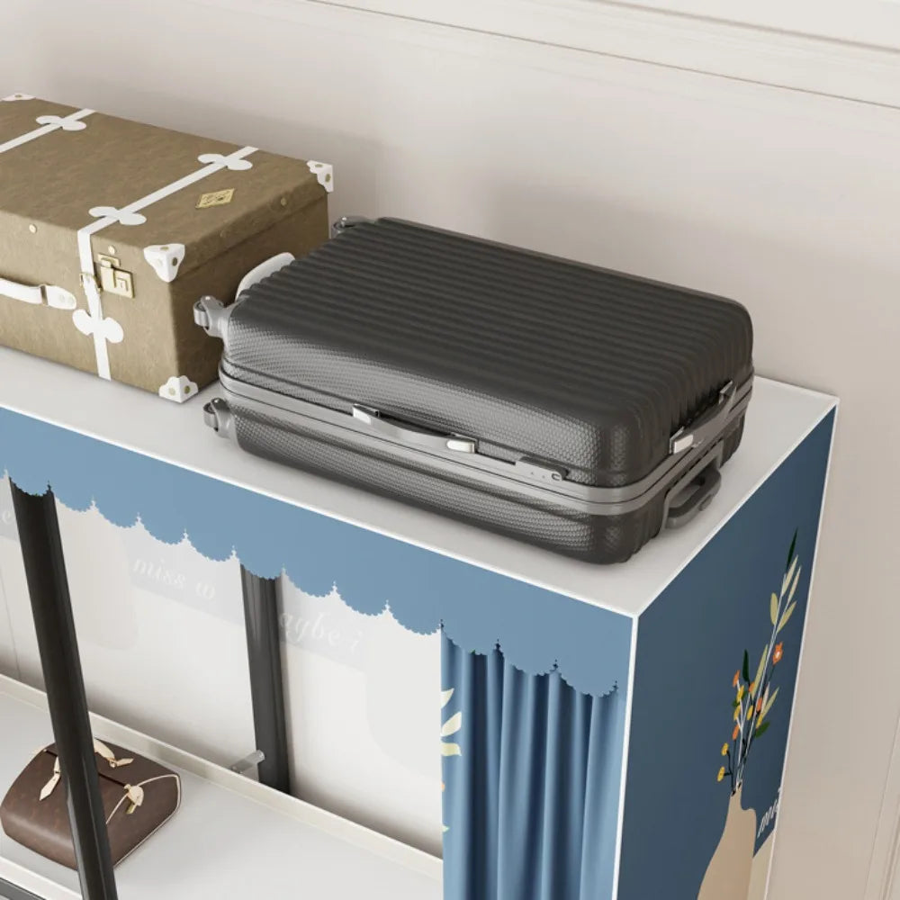 Armoire pliante en acier durable - Rangement pratique sans installation