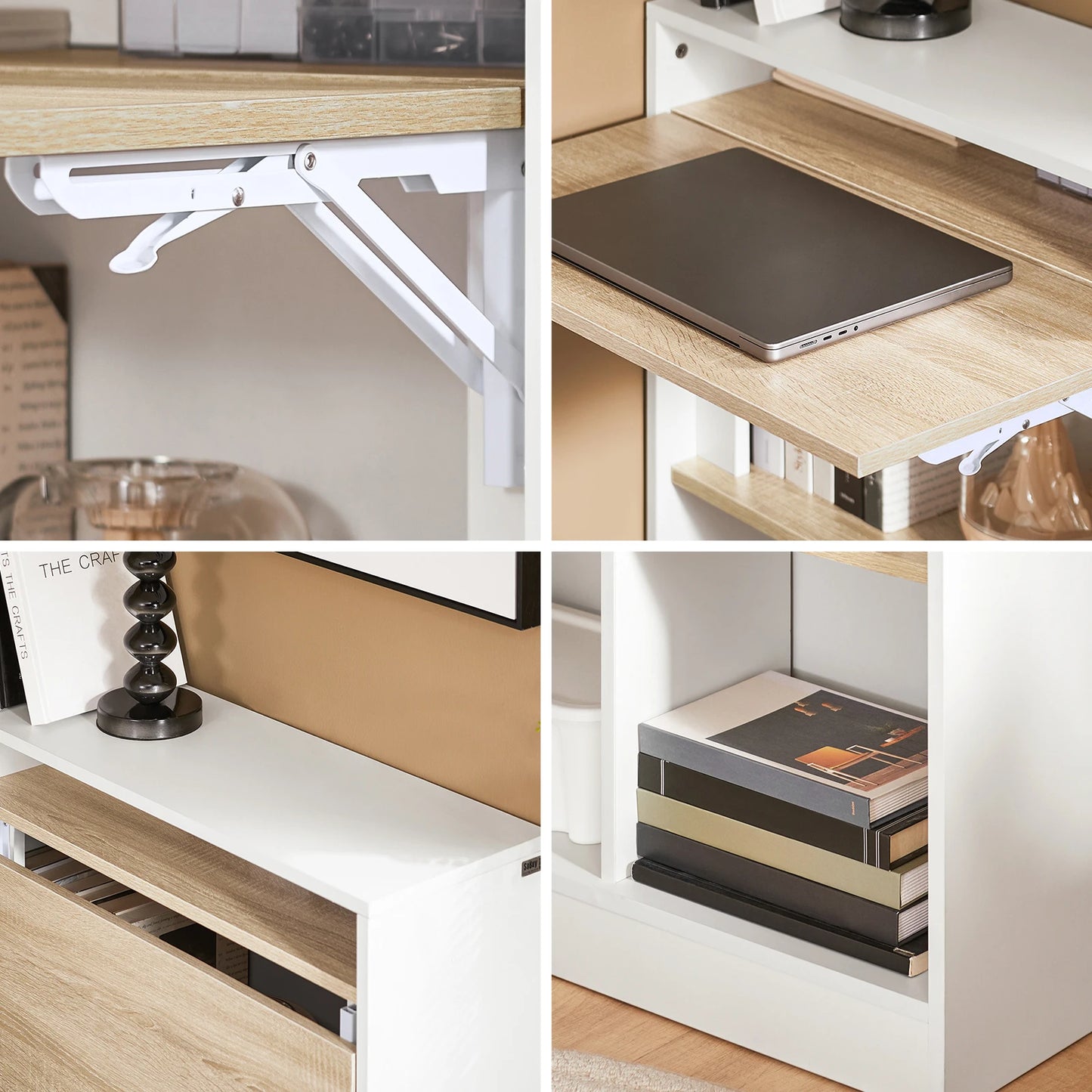 Table pliante SoBuy FWT104 avec armoire intégrée - Pratique et élégante