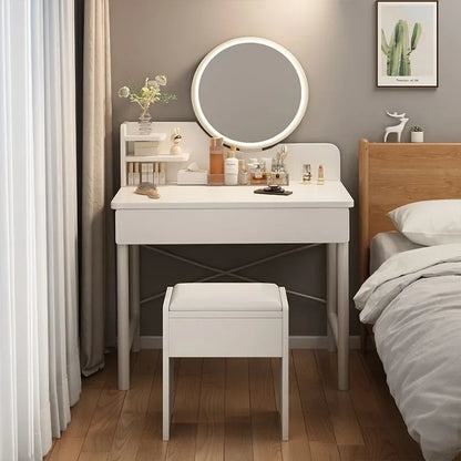 Commode moderne avec miroir pour chambre petite appartement 2025