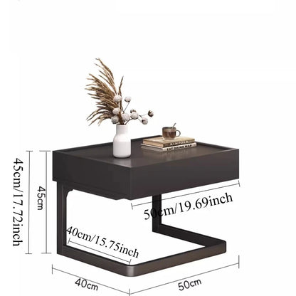Table de nuit moderne avec tiroir - Esthétique nordique luxe