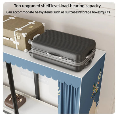 Armoire pliante en acier durable - Rangement pratique sans installation