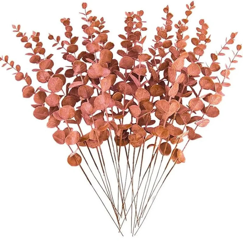 Tiges d'Eucalyptus Artificielles pour Décoration de Salon - 5/10/20 pièces