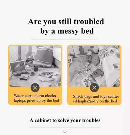 Table de Nuit Moderne - Rangement Multicouches Pratique pour Chambre