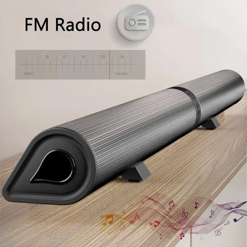 Barre de son 120W Home Cinéma Bluetooth 2 en 1 - Son Détaillé