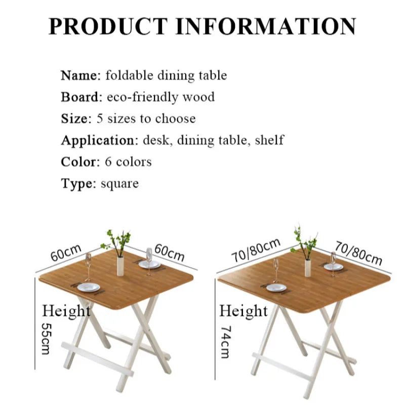 Table Pliable Multifonctionnelle pour Petit Espace et Dortoir