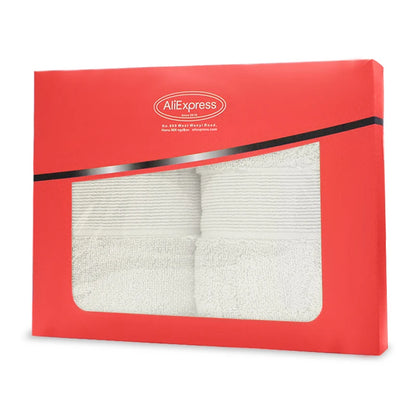 Serviette de Bain Coton Douce et Épaisse - Set de 2 Absorbantes