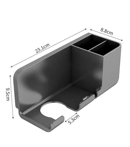 Sèche-Cheveux Mur Monté - Rack de Stockage Sans Poinçonnage