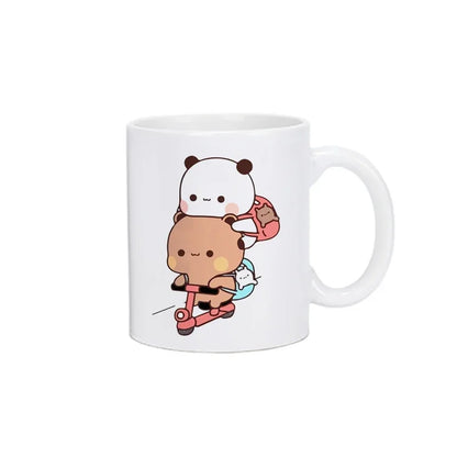 Tasse Moka Panda Bubu Dudu - Cadeau Mignon Couple et Amis