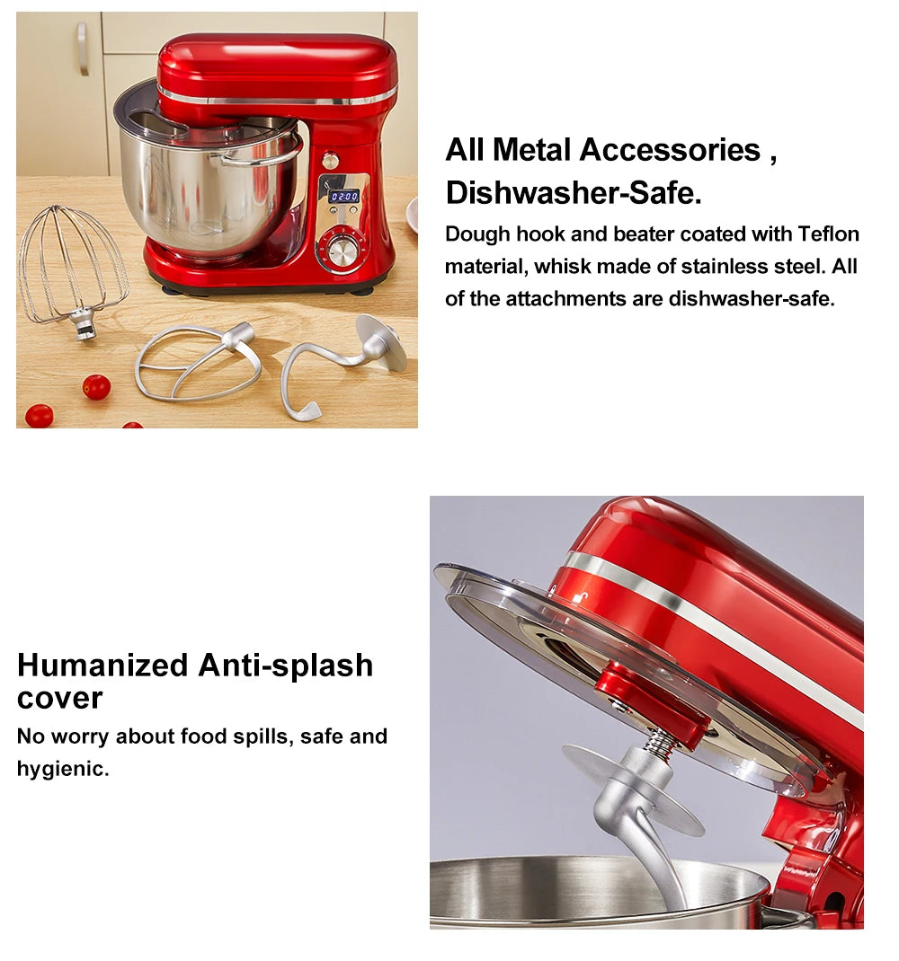 Mélangeur BioloMix 1200W 6L - Moteur Silencieux, 6 Vitesses