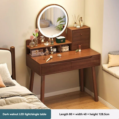 Coiffeuse de luxe légère style chinois - Bureau maquillage compact