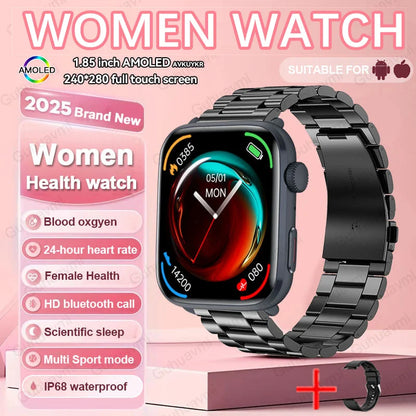 Montre Intelligente Xiaomi Femme - Diagnostic AI, HRV, PPG, IP68