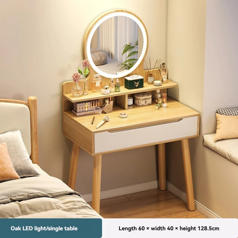 Coiffeuse de luxe légère style chinois - Bureau maquillage compact