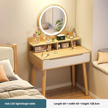 Coiffeuse de luxe légère style chinois - Bureau maquillage compact