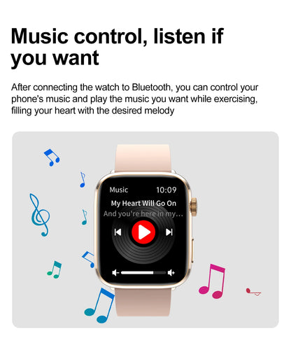 Montre Intelligente Xiaomi Femme - Diagnostic AI, HRV, PPG, IP68