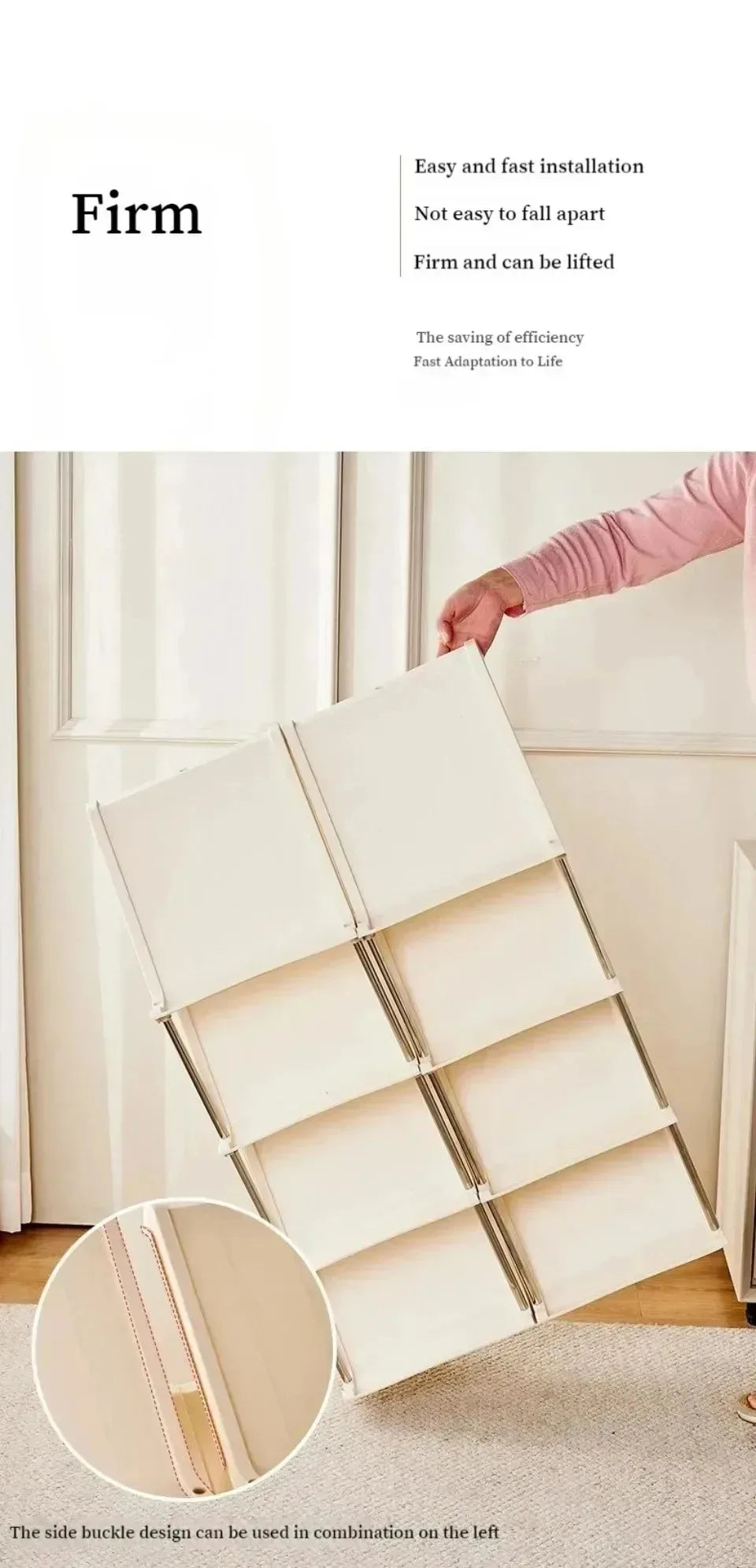 Étagère à chaussures empilable étroite pour un rangement optimal