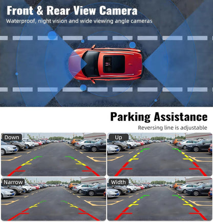 Dashcam 4K 3840P avec Carplay, GPS et WiFi - Caméra Voiture