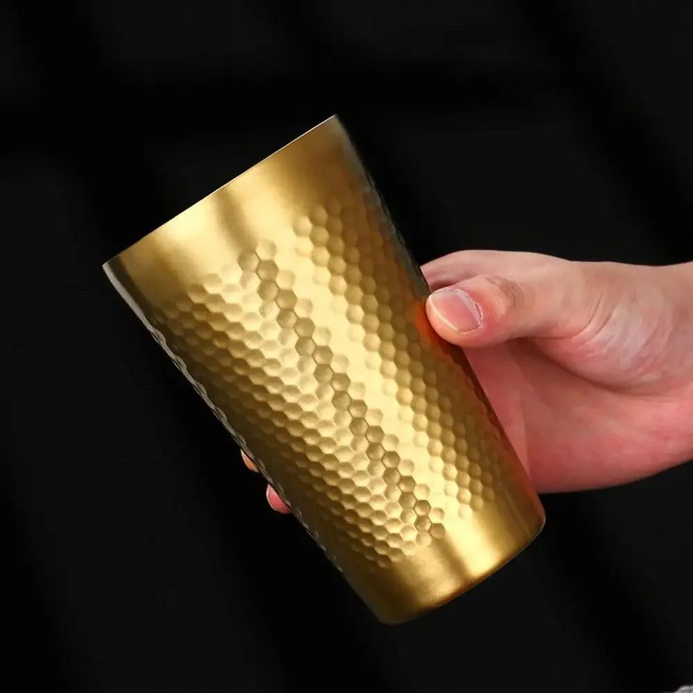 Tasse à Lait Double Paroi Acier Inoxydable - Anti-Chute et Isolante