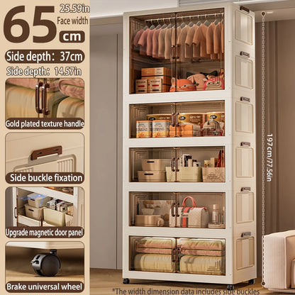Armoire Pliable Grande Capacité - Organisateur de Vêtements Pratique