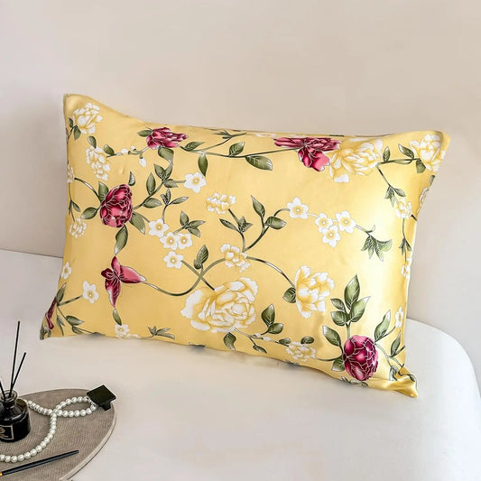 Taie d'oreiller en mûrier naturel, douce et rafraîchissante 100%