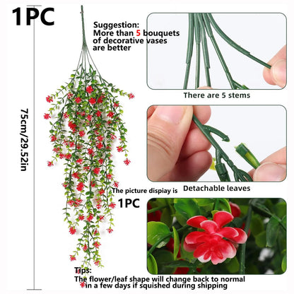 Plantes Artificielles Eucalyptus Camélia - Décor Maison et Jardin