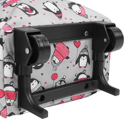 Chariot de Shopping Pliable avec Roulettes pour Homme - Pratique et Fonctionnel