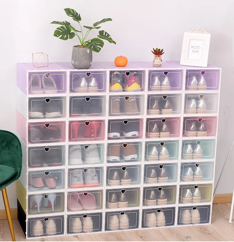 Armoire à chaussures en plastique multicouche pour un rangement pratique