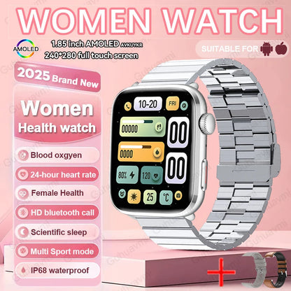 Montre Intelligente Xiaomi Femme - Diagnostic AI, HRV, PPG, IP68