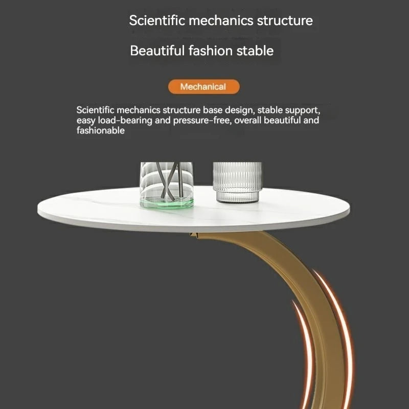 Table à thé ronde 2024 - Petit meuble d'appoint élégant