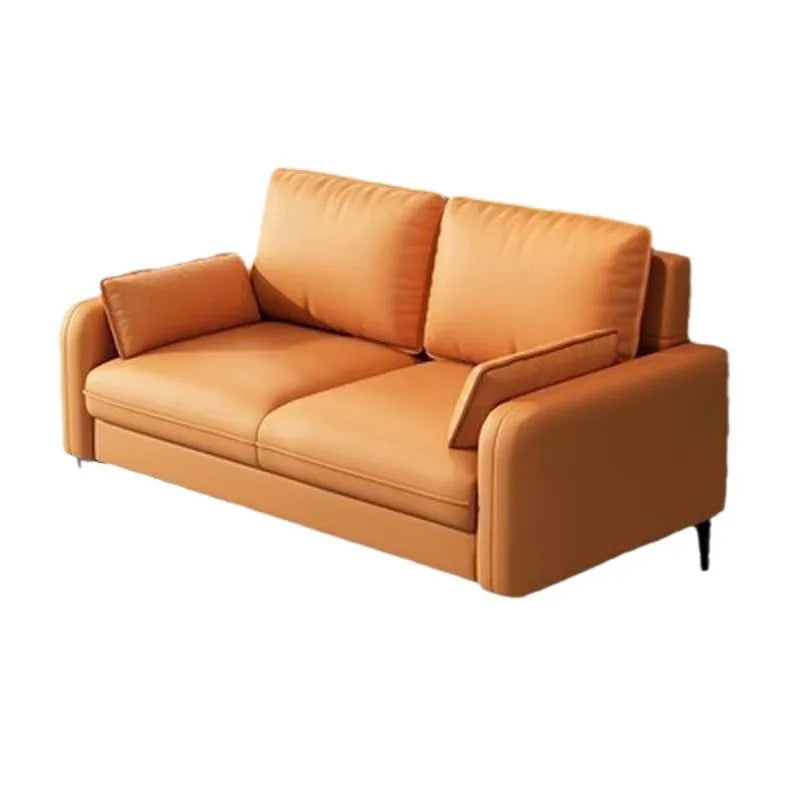 Salon de luxe léger, petite chambre à coucher, appartement, location, magasin de vêtements, salon de réception, canapé double en tissu pour trois personnes