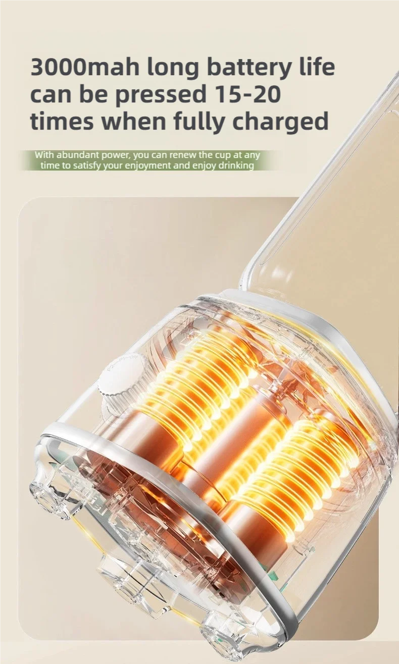 Presse-agrumes TINSOL 10 lames 3000mAh - Mélangeur multifonctionnel