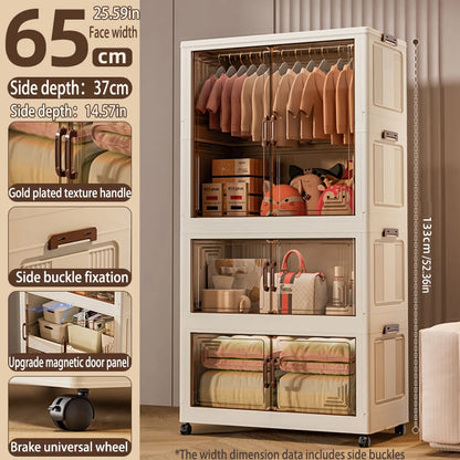 Armoire Pliable Grande Capacité - Organisateur de Vêtements Pratique