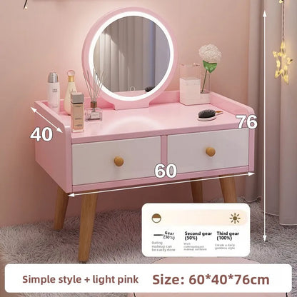 Coiffeuse moderne avec baie vitrée pour chambre à coucher