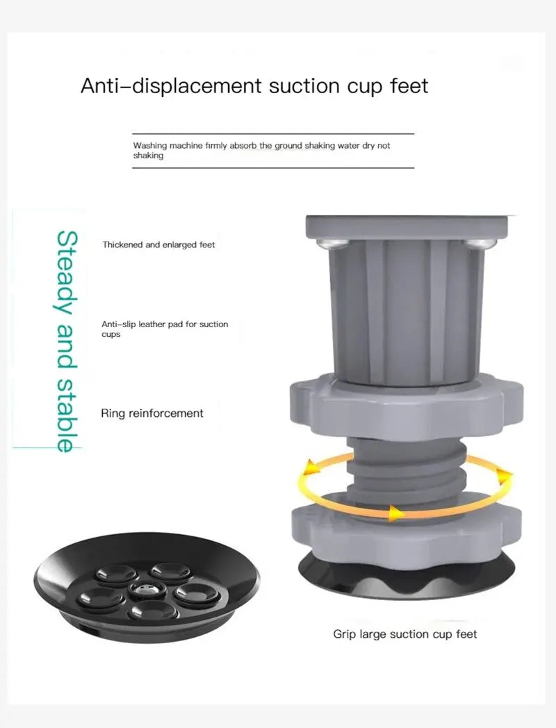 Base réglable multifonction pour lave-linge et réfrigérateur