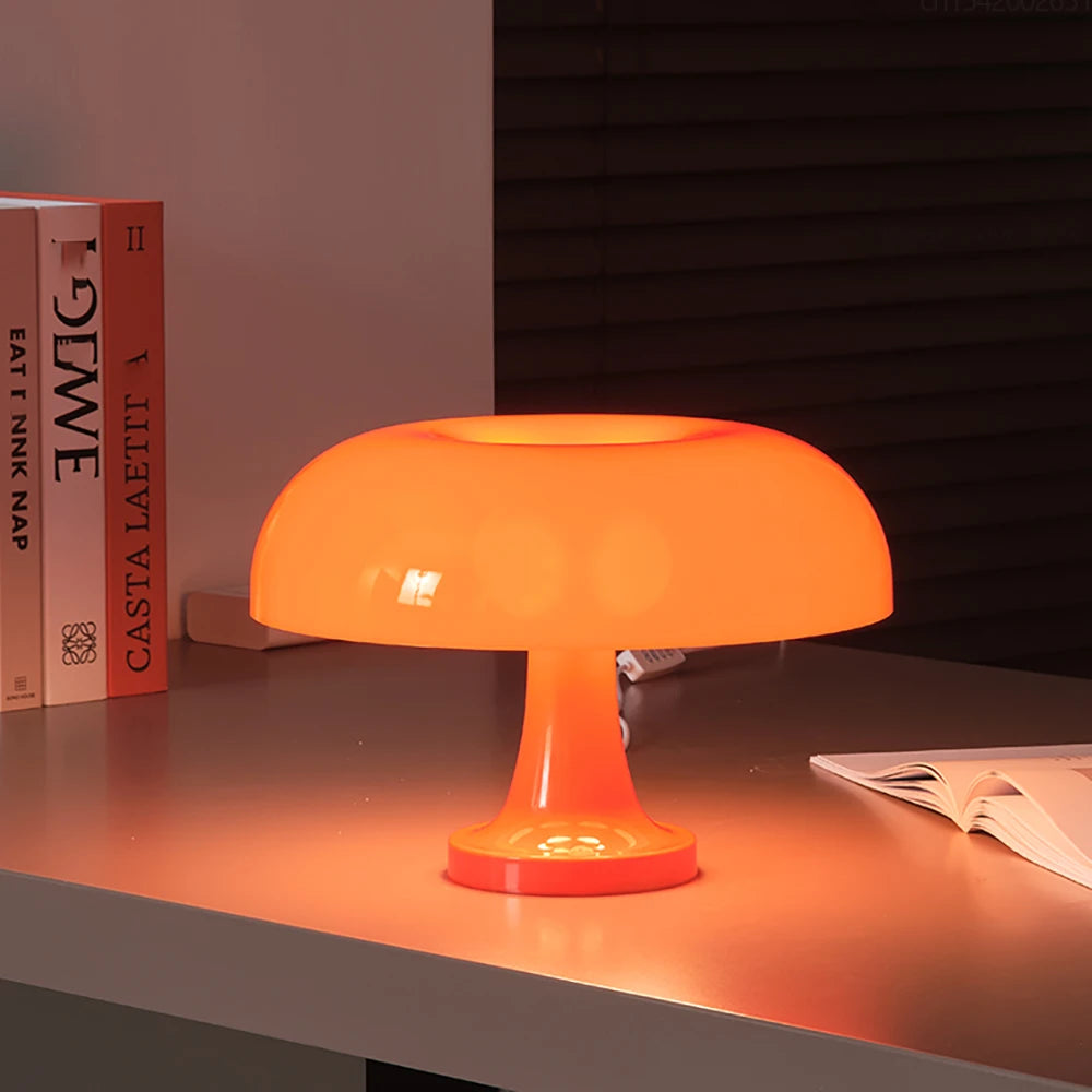 Lampe de table moderne orange - Chevet design danois Kevin Art