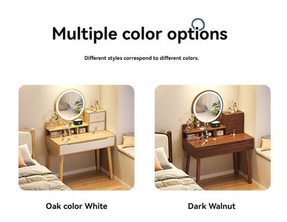 Coiffeuse de luxe légère style chinois - Bureau maquillage compact