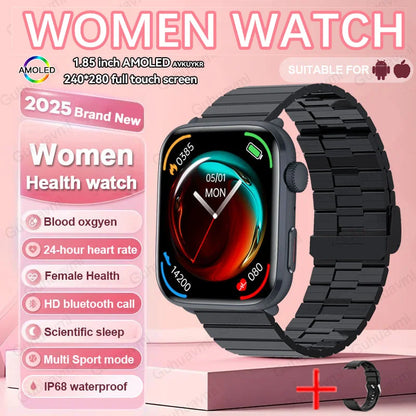 Montre Intelligente Xiaomi Femme - Diagnostic AI, HRV, PPG, IP68