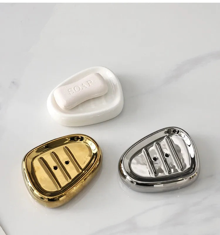 Set d'accessoires de salle de bains en céramique chinoise élégante