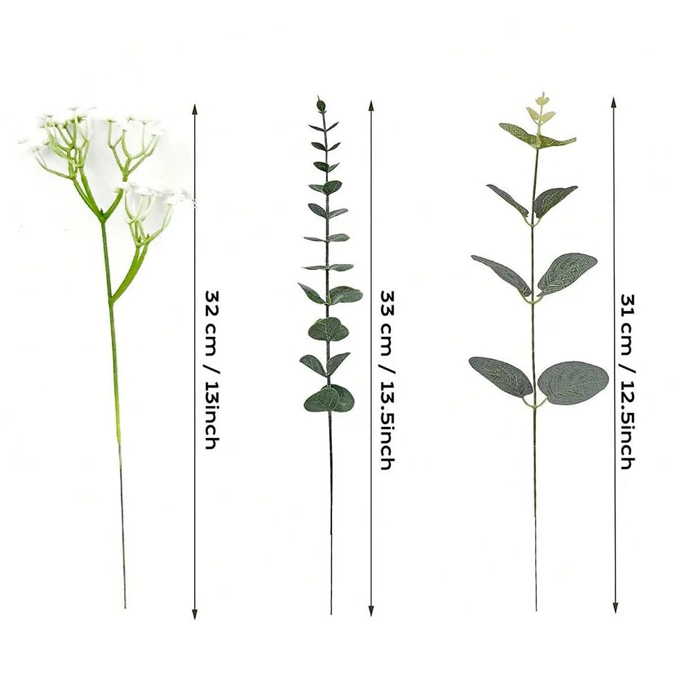 Bouquets de Fleurs Artificielles pour Décoration Maison - 10/15 Pcs