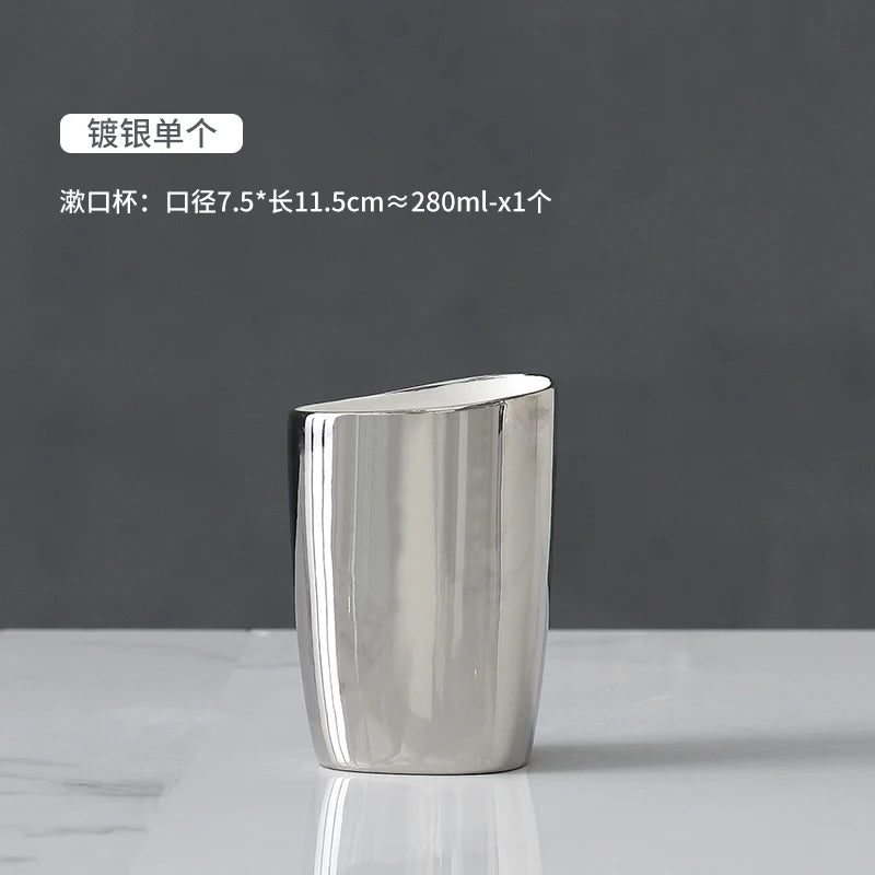 Set d'accessoires de salle de bains en céramique chinoise élégante