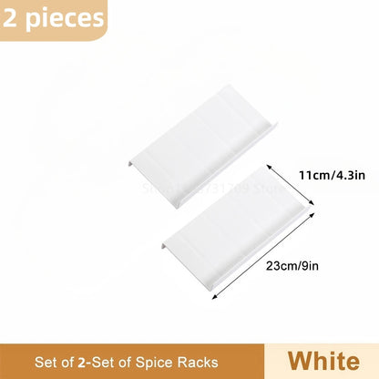 Organisateur de Tiroir à Épices 4 Niveaux - Support Réglable Pratique