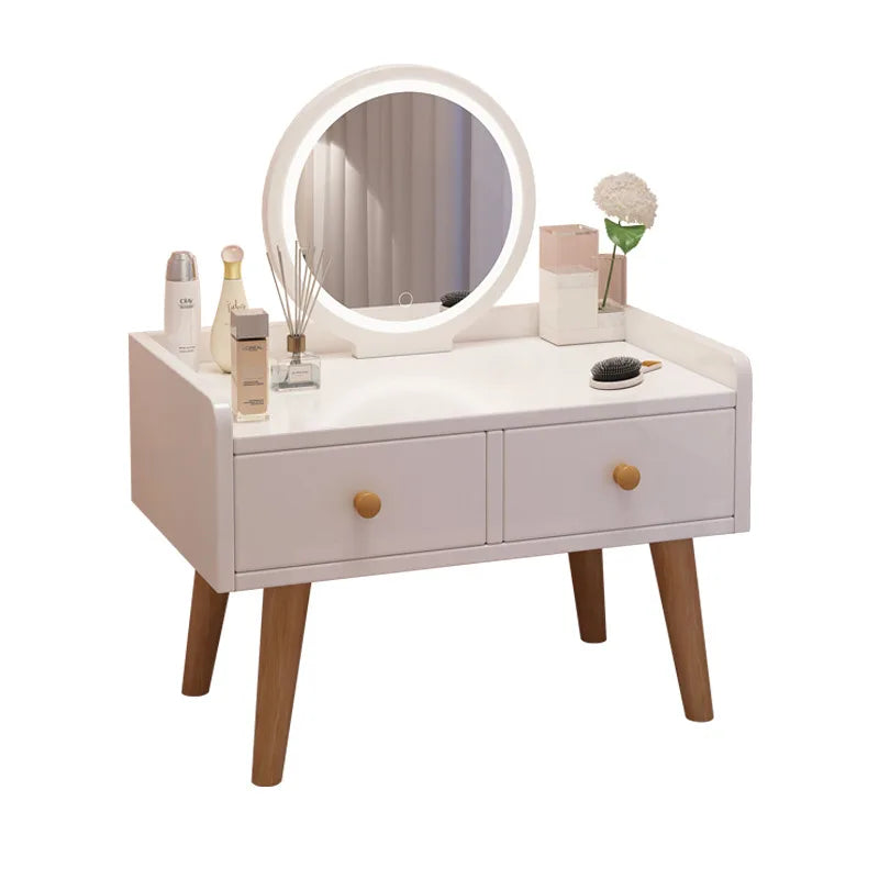 Coiffeuse moderne avec baie vitrée pour chambre à coucher