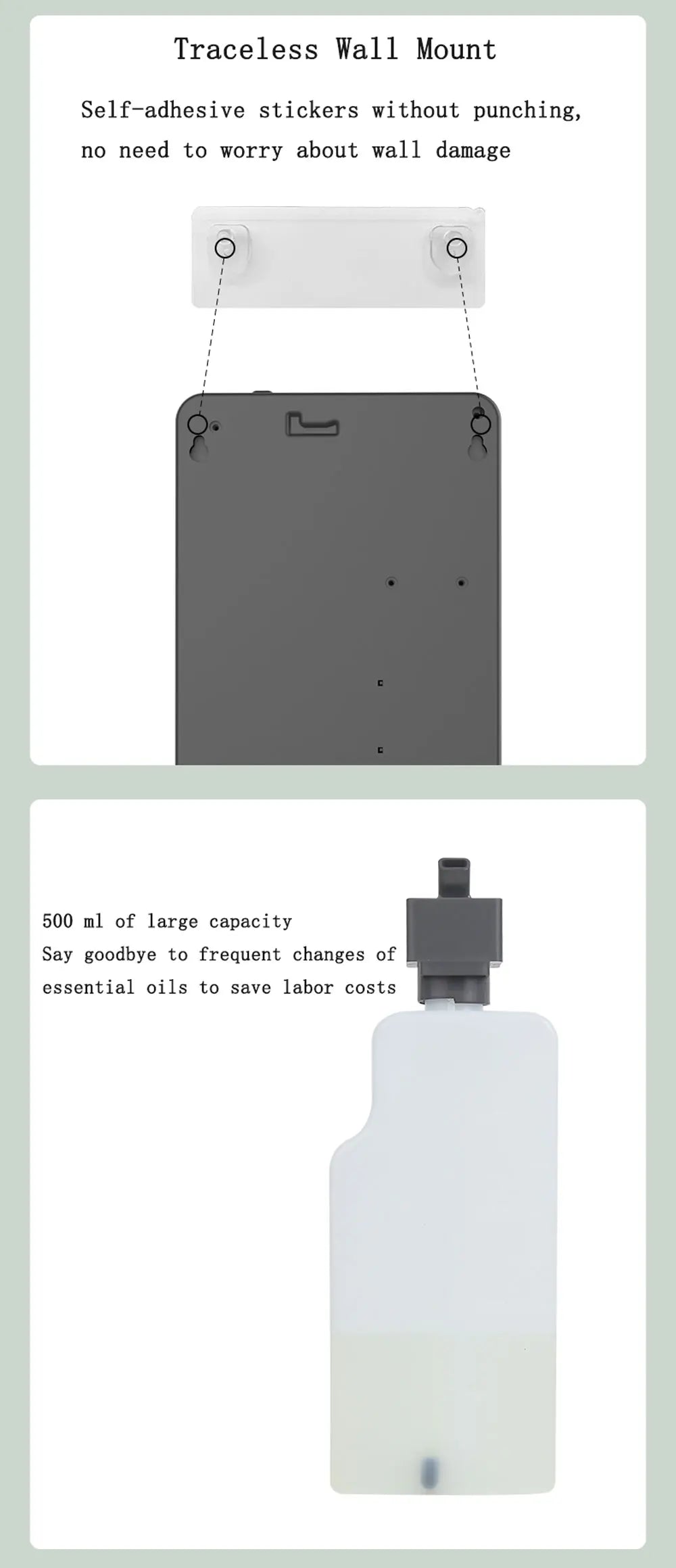 Diffuseur de Parfum Intelligent 500ML - Désodorisant Sans Eau