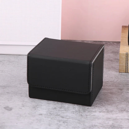 Boîte de rangement PU pour cartes de jeu - Organisateur portable